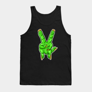 Zombie Fingers - Victory V Sign Tank Top